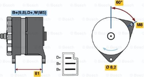 BOSCH 0 120 489 251 - Генератор unicars.by