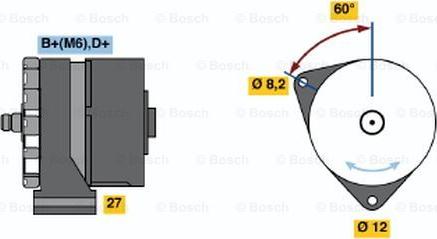 BOSCH 0 120 488 102 - Генератор unicars.by