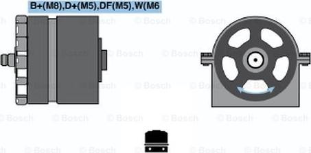 BOSCH 0 120 600 582 - Генератор unicars.by