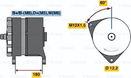 BOSCH 0 120 689 562 - Генератор unicars.by