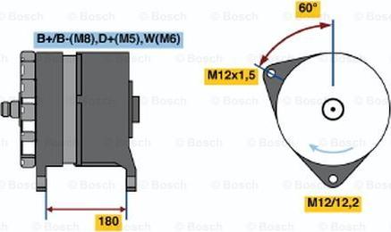 BOSCH 0 120 689 585 - Генератор unicars.by