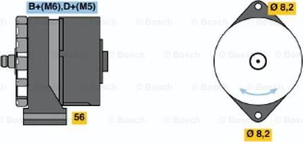 BOSCH 0 120 339 512 - Генератор unicars.by