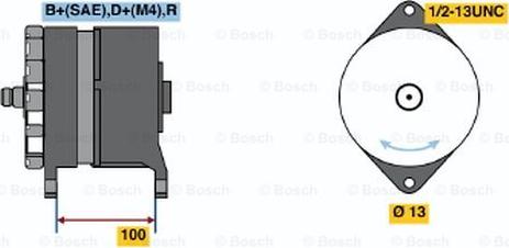 BOSCH 0 122 469 003 - Генератор unicars.by