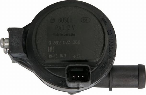 BOSCH 0 392 023 366 - Дополнительный водяной насос unicars.by