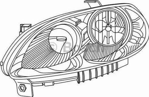 BOSCH 0318141213 - Основная фара unicars.by