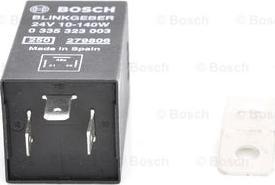 BOSCH 0 335 323 003 - Прерыватель указателей поворота unicars.by