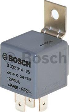 BOSCH 0 332 014 125 - Реле, рабочий ток unicars.by