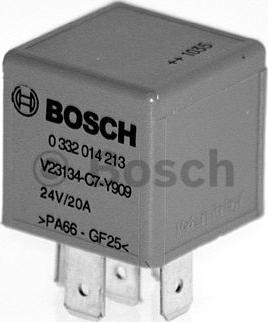 BOSCH 0 332 014 213 - Реле, рабочий ток unicars.by