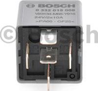 BOSCH 0 332 015 008 - Реле, рабочий ток unicars.by