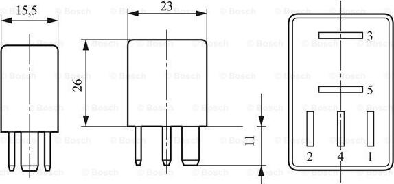 BOSCH 0 332 011 007 - Прерыватель указателей поворота unicars.by