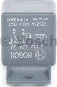 BOSCH 0 332 209 158 - Реле, рабочий ток unicars.by