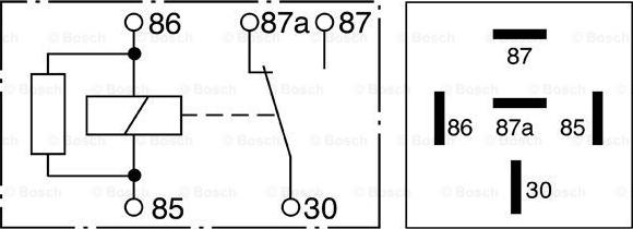 BOSCH 0 332 209 206 - Реле, ABS unicars.by