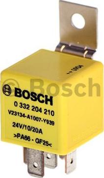 BOSCH 0 332 204 210 - Реле, рабочий ток unicars.by