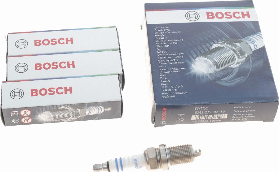 BOSCH 0 242 235 912 - Свеча зажигания unicars.by