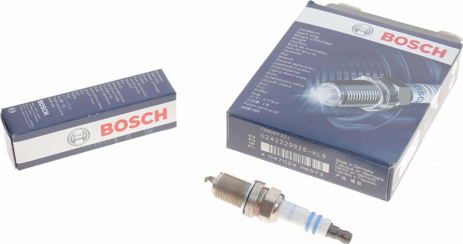 BOSCH 0 242 229 925 - Свеча зажигания unicars.by