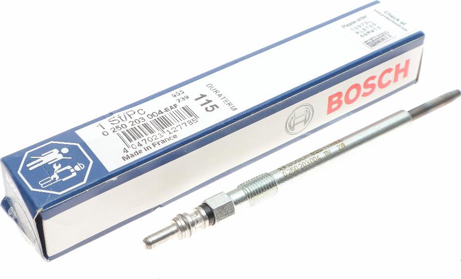 BOSCH 0 250 203 004 - Свеча накаливания unicars.by