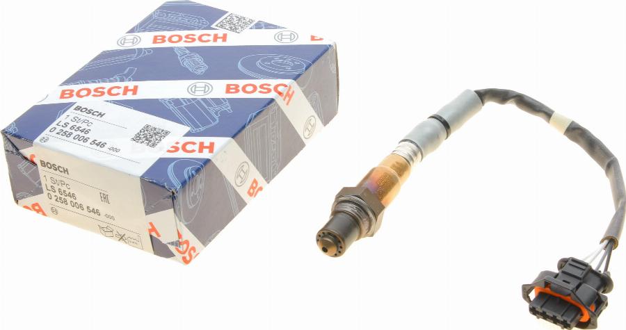 BOSCH 0 258 006 546 - Лямбда-зонд, датчик кислорода unicars.by