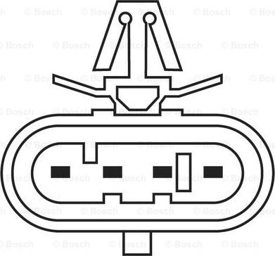 BOSCH 0 258 006 827 - Лямбда-зонд, датчик кислорода unicars.by