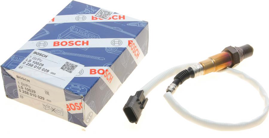 BOSCH 0 258 010 029 - Лямбда-зонд, датчик кислорода unicars.by