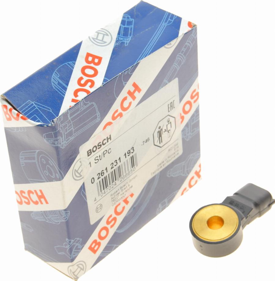 BOSCH 0 261 231 193 - Датчик детонации unicars.by