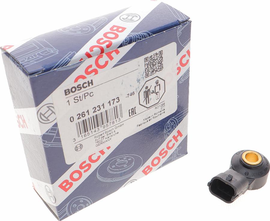 BOSCH 0 261 231 173 - Датчик детонации unicars.by