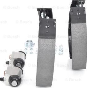 BOSCH 0 204 114 605 - Комплект тормозных колодок, барабанные unicars.by