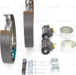 BOSCH 0 204 114 028 - Комплект тормозных колодок, барабанные unicars.by