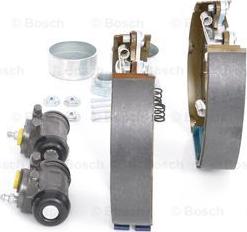 BOSCH 0 204 114 027 - Комплект тормозных колодок, барабанные unicars.by