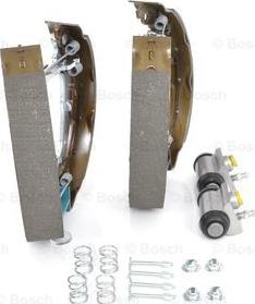 BOSCH 0 204 114 190 - Комплект тормозных колодок, барабанные unicars.by