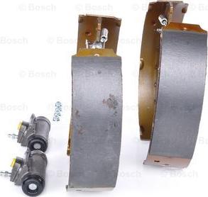 BOSCH 0 204 114 112 - Комплект тормозных колодок, барабанные unicars.by