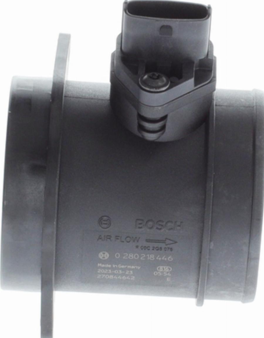 BOSCH 0 280 218 446 - Датчик потока, массы воздуха unicars.by