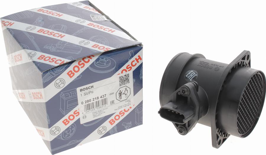 BOSCH 0 280 218 437 - Датчик потока, массы воздуха unicars.by