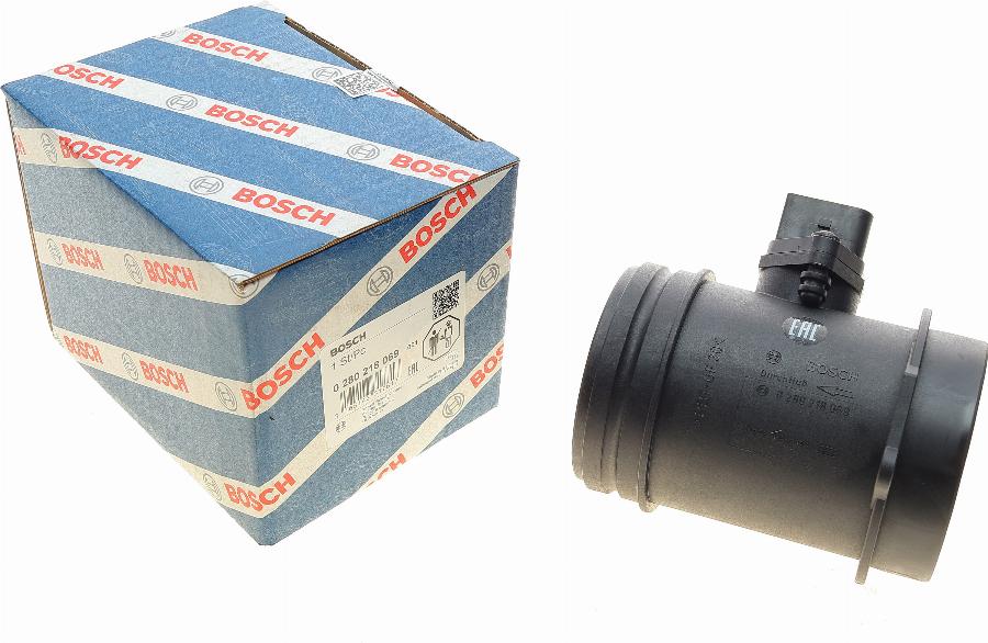 BOSCH 0 280 218 069 - Датчик потока, массы воздуха unicars.by