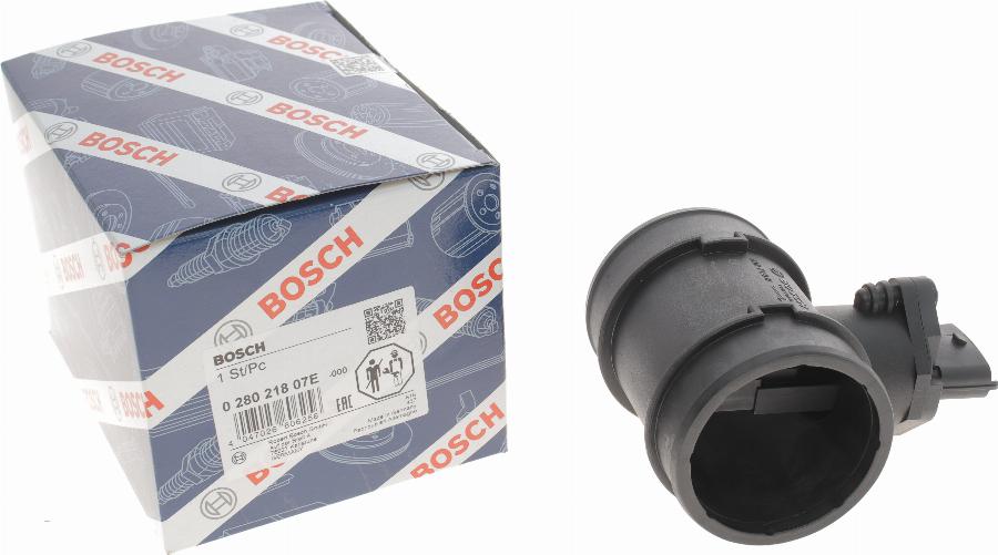 BOSCH 0 280 218 07E - Датчик потока, массы воздуха unicars.by