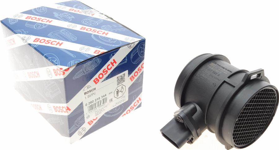 BOSCH 0 280 218 344 - Датчик потока, массы воздуха unicars.by