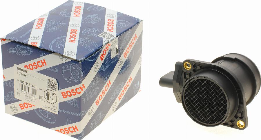 BOSCH 0 280 218 340 - Датчик потока, массы воздуха unicars.by