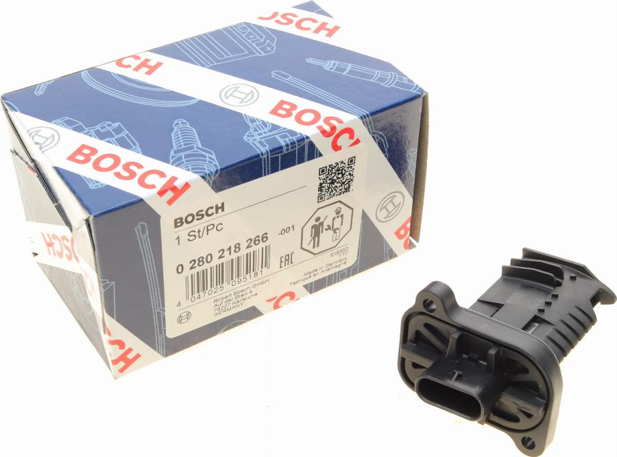 BOSCH 0 280 218 266 - Датчик потока, массы воздуха unicars.by