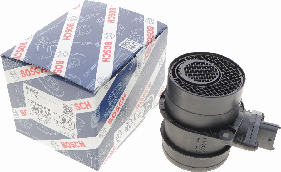 BOSCH 0 281 006 678 - Датчик потока, массы воздуха unicars.by