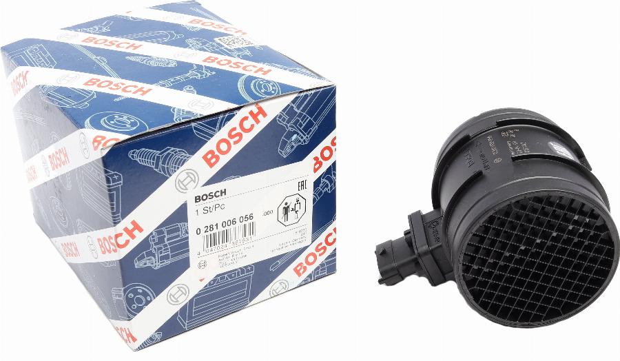 BOSCH 0 281 006 056 - Датчик потока, массы воздуха unicars.by