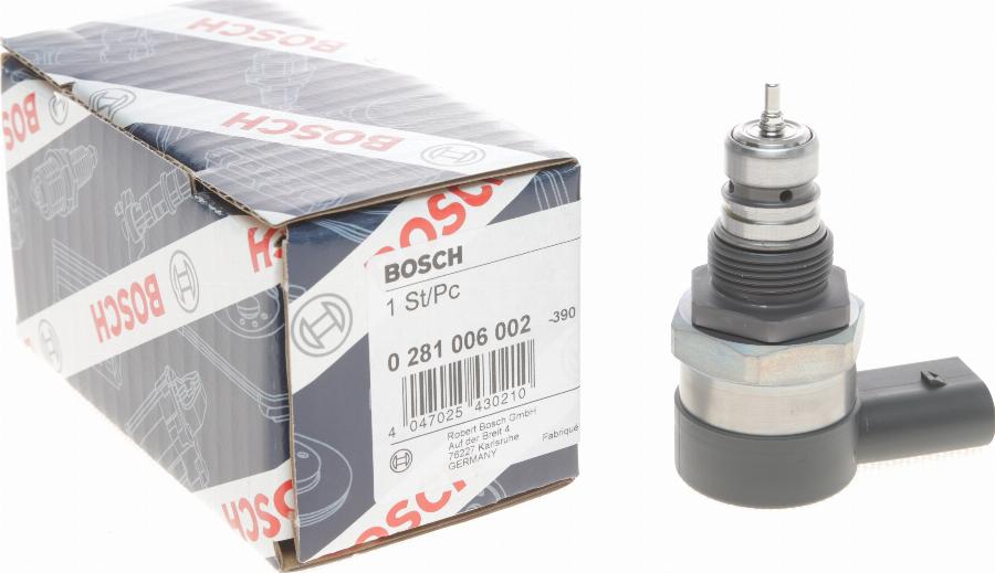 BOSCH 0 281 006 002 - Редукционный клапан, Common-Rail-System unicars.by