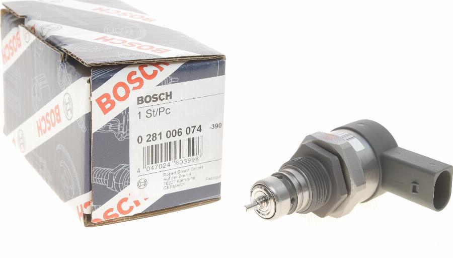 BOSCH 0 281 006 074 - Редукционный клапан, Common-Rail-System unicars.by