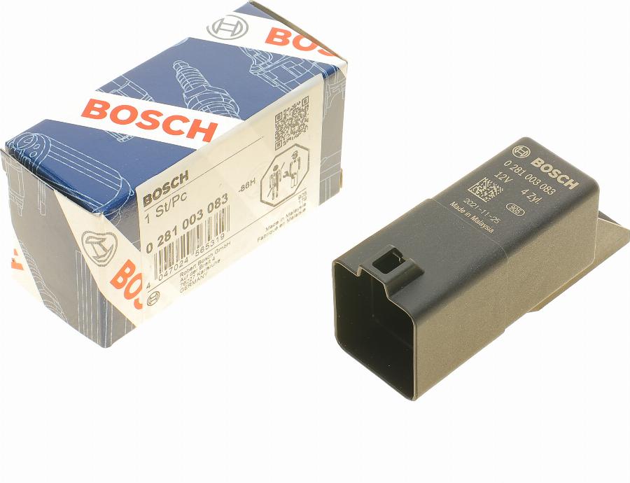 BOSCH 0 281 003 083 - Блок управления, реле, система накаливания unicars.by