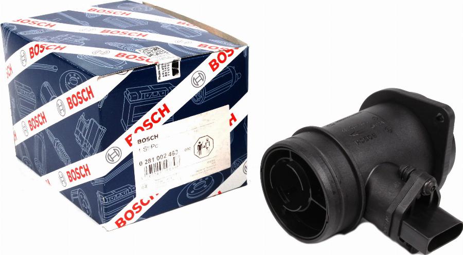 BOSCH 0 281 002 463 - Датчик потока, массы воздуха unicars.by