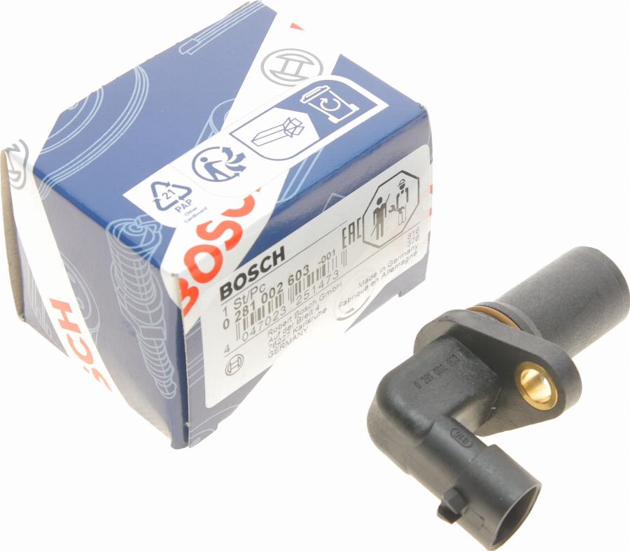 BOSCH 0 281 002 603 - Датчик импульсов, коленвал unicars.by