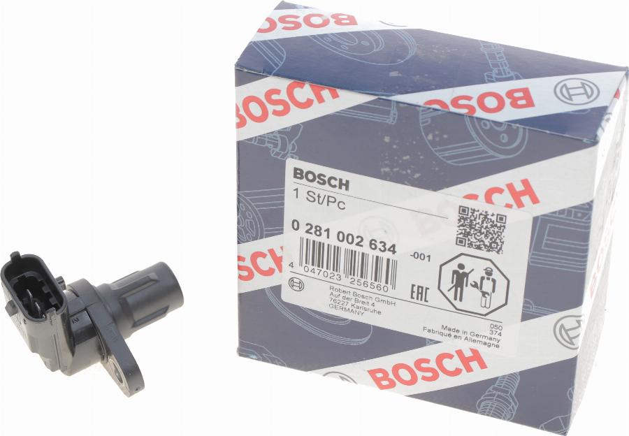 BOSCH 0 281 002 634 - Датчик, положение распределительного вала unicars.by