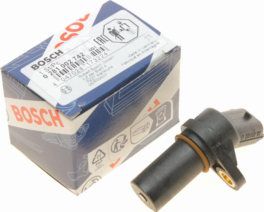 BOSCH 0 281 002 742 - Датчик импульсов, коленвал unicars.by