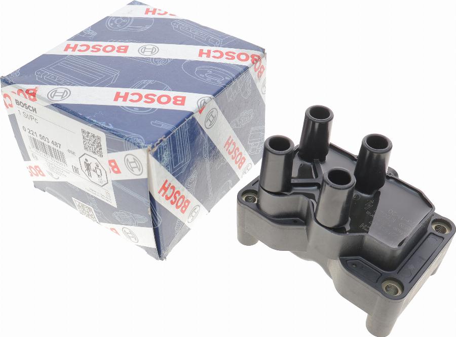 BOSCH 0 221 503 487 - Катушка зажигания unicars.by