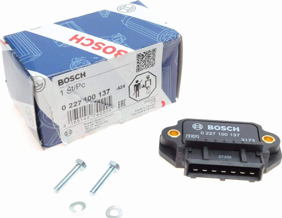 BOSCH 0 227 100 137 - Коммутатор, система зажигания unicars.by