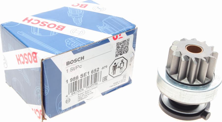 BOSCH 1 986 SE1 652 - Ведущая шестерня, бендикс, стартер unicars.by