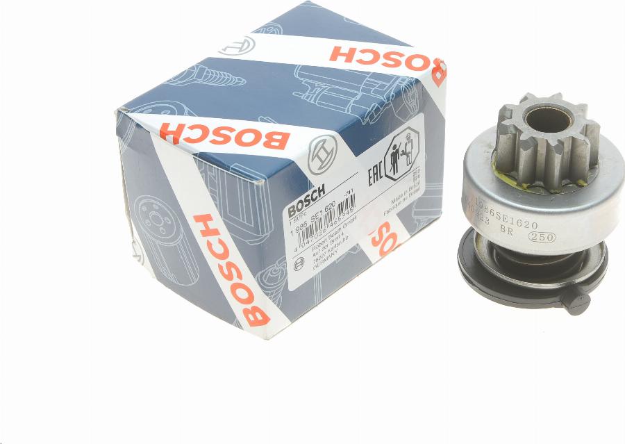 BOSCH 1 986 SE1 620 - Ведущая шестерня, бендикс, стартер unicars.by